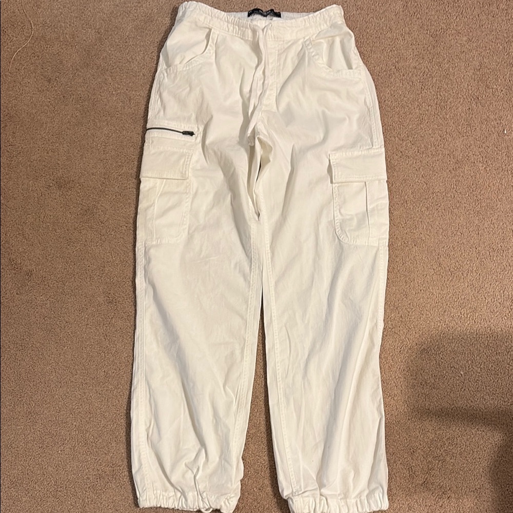 Hollister Adjustable-Rise Parachute Baggy Pants